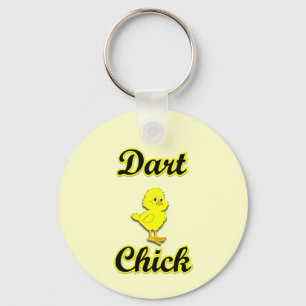 Dart Chick Key Ring