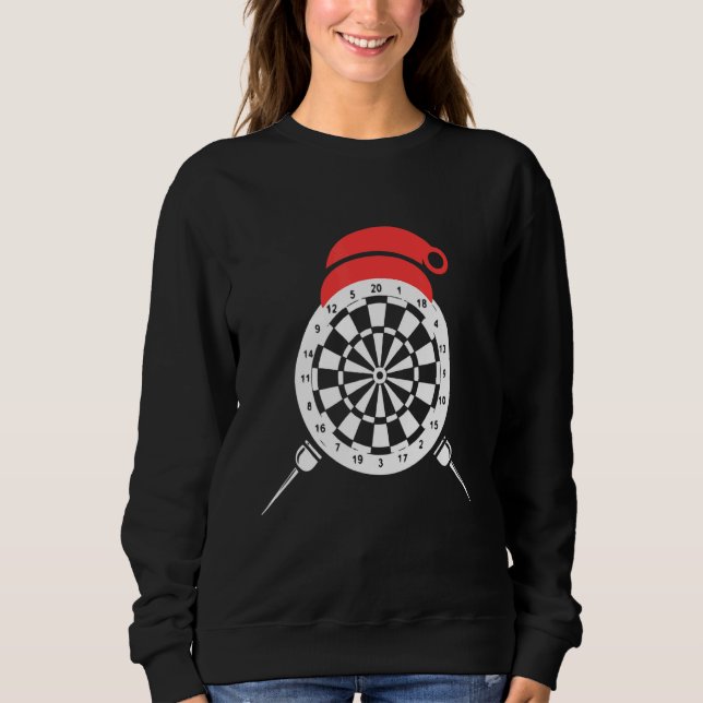 Dart Christmas outfit dart player 1 Sweatshirt (Front)