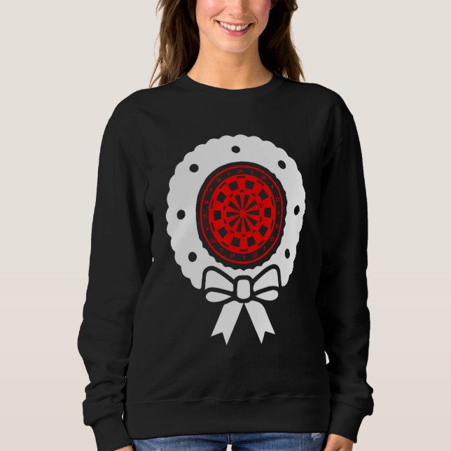 Dart Christmas outfit dart player Sweatshirt (Front)