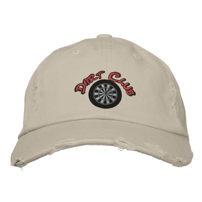 Dart Club Embroidered Hat (Front)