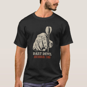 Dart Devil Score darts 180 in Darts Premium_1 T-Shirt