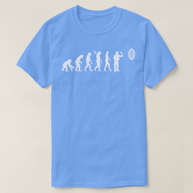 Dart Evolution From Monkey To Dart King Funny Gift T-Shirt (Design Front)
