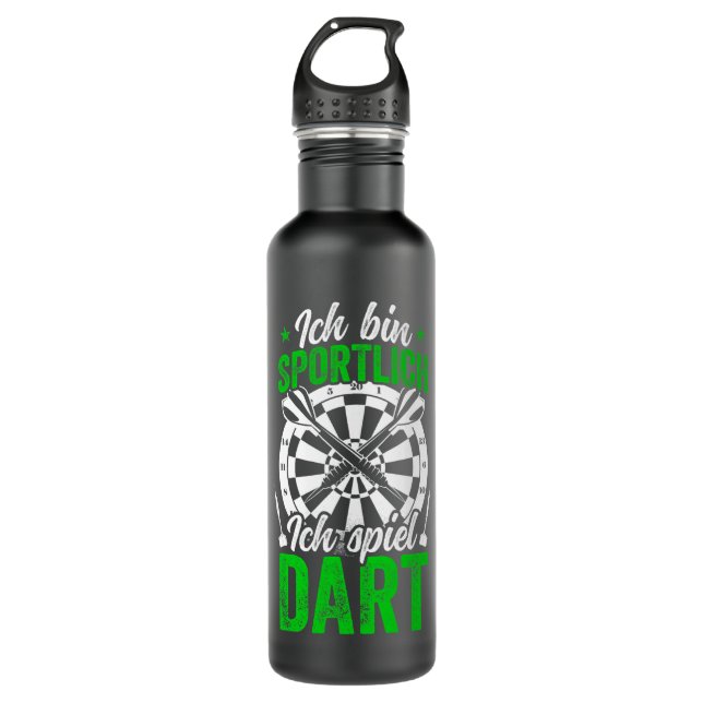 Dart Funny Darts Dart Player Dart Men 710 Ml Water Bottle (Front)
