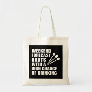 Dart Funny Darts Player Drinking Weekend Gift Tote Bag