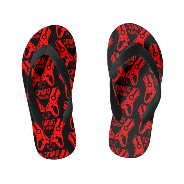 Dart Gun Battle Kid's Jandals (Footbed)