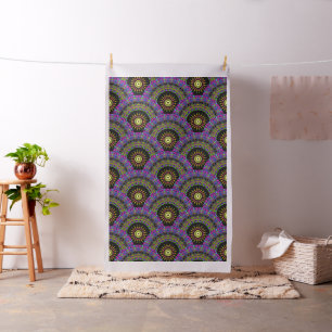 Dart Mandala II + your backgr. & ideas Fabric