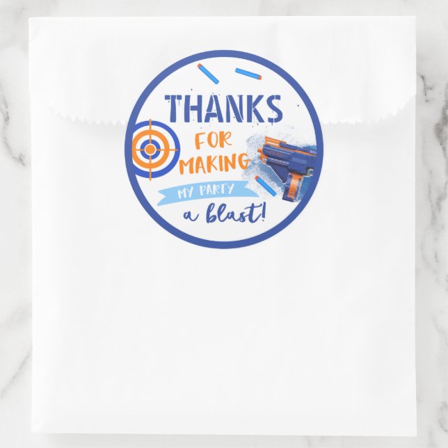 Dart Party Favour Tag | Dart Birthday (Bag)