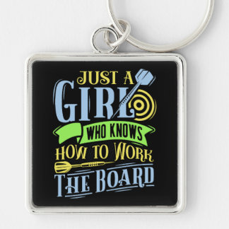 Dart Queen Premium Key Ring