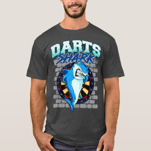Dart Team Player Shark Dartboard Darts Quote T-Shirt
