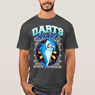 Dart Team Player Shark Dartboard Darts Quote T-Shirt