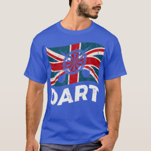 Dart UK Flag British Dartplayer Gift 180 Quote T-Shirt