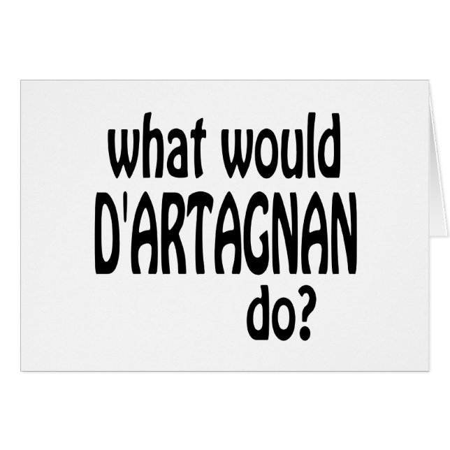 D'Artagnan (Front Horizontal)