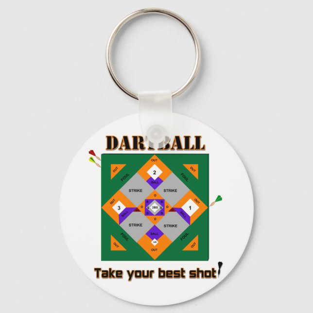 Dartball Key Ring (Front)