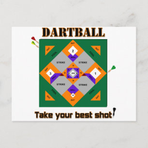 Dartball Postcard