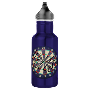 Dartboard and Darts logo, 532 Ml Water Bottle