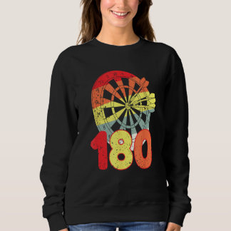Dartboard Arrows Number Darts Player Sweatshirt