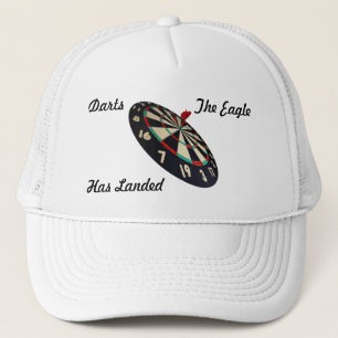 Dartboard Bullseye With Darts Logo, Trucker Hat