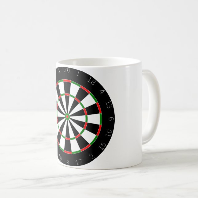Dartboard Coffee Mug (Front Right)