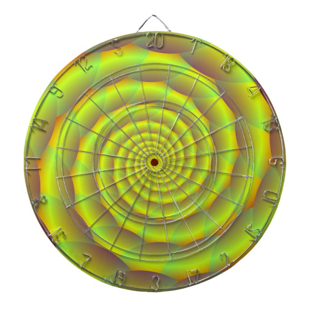 Dartboard  Coiled Yellow Rope Tunnel (Front)