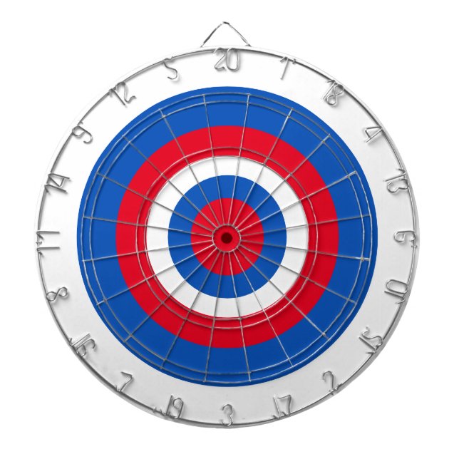Dartboard - Concentric Rings in WBR (Front)
