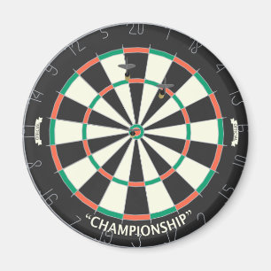 Dartboard & Darts: 3D Model: Magnet