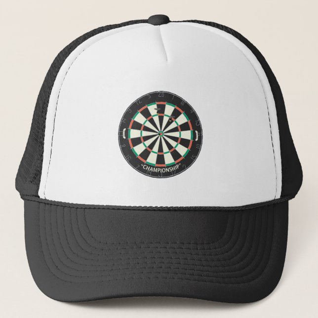 Dartboard & Darts: 3D Model: Trucker Hat (Front)