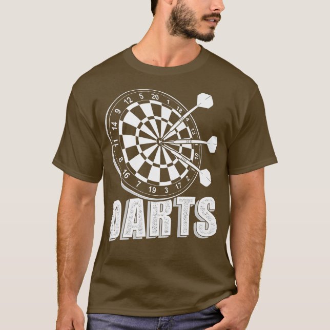 Dartboard darts dartsplayer Premium T-Shirt (Front)