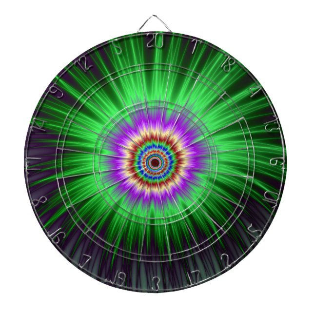 Dartboard   Green Star Burst (Front)