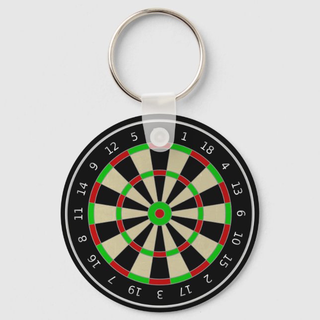 Dartboard key chain (Front)
