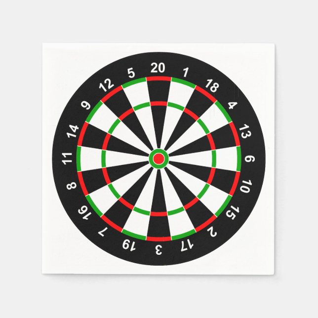 Dartboard Napkin (Front)