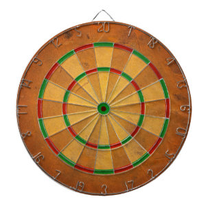 DARTBOARD ORANGE WORN OUT LOOK