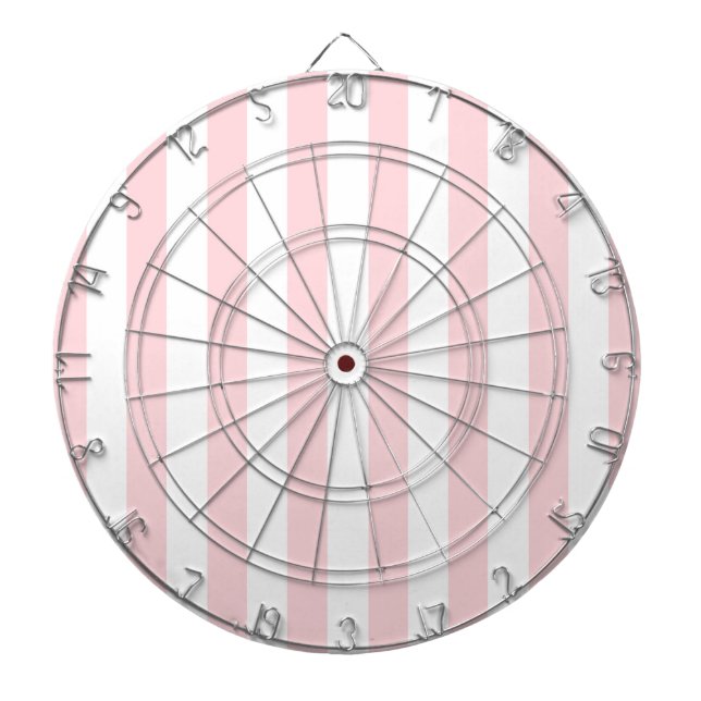 Dartboard Pink White Stripe (Front)