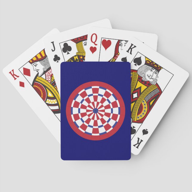 Dartboard Playing Cards (Back)