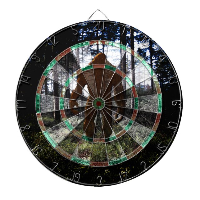 DARTBOARD - SASQUATCH IN WOODS (Front)