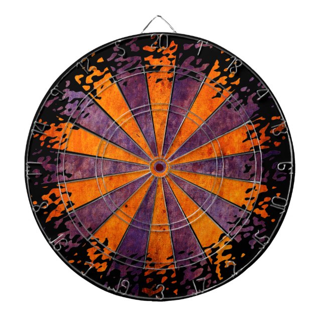 DARTboard shine - 1 orange Violet Grunge (Front)