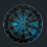 DARTBOARD SPACE CW LEO RUNAWAY STAR<br><div class="desc">A beautiful and interesting dartboard design. As background the outer space with a runaway star, called CW Leo, which, according to NASA "is hurtling through space at about 204, 000 miles per hour (91 kilometres per second). It is shedding its own atmosphere to form a sooty shell of discarded material....</div>