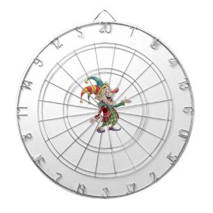 Dartboard White Clown