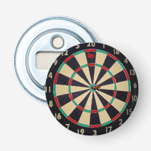 Dartboard With A Dart in Bullseye, Bottle Opener