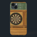 Dartboard with Cricket Scoring iPhone 13 Case<br><div class="desc">An amazingly lifelike painting of a dartboard by Jennifer Goldberger. Looks like a rousing game of cricket is going on. Buy your print today!</div>