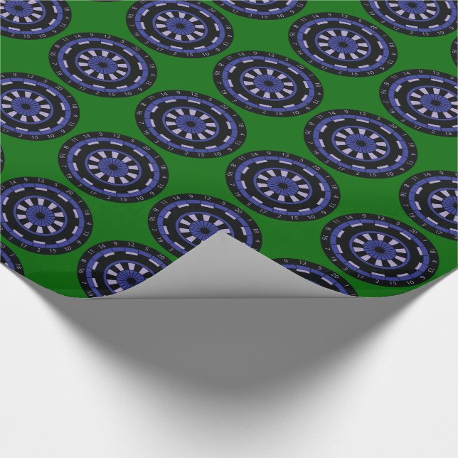 Dartboard Wrapping Paper (Corner)