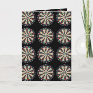 Dartboards_On_Black,_Birthday_Greeting_Card. Card