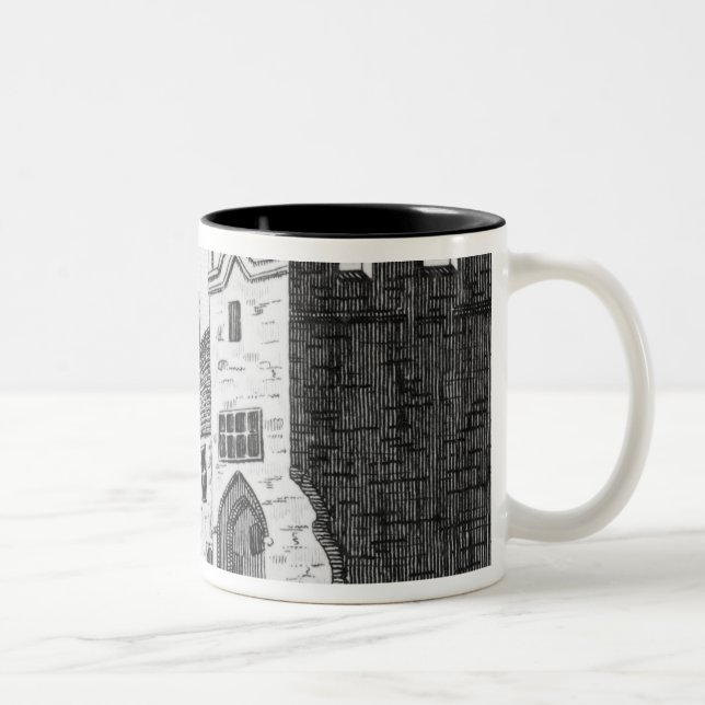 Dartford Priory, Kent Two-Tone Coffee Mug (Right)