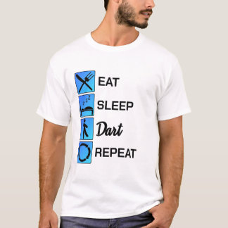 Darting Eat Sleep Dart Repeat Darter Routine Gift T-Shirt