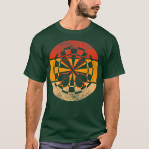 Darting Retro Vintage Dartboard Design For A T-Shirt