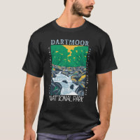 Dartmoor National Park England Vintage Distressed