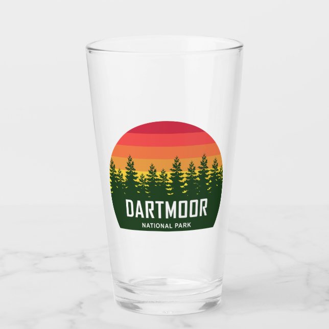 Dartmoor National Park Glass (Front)