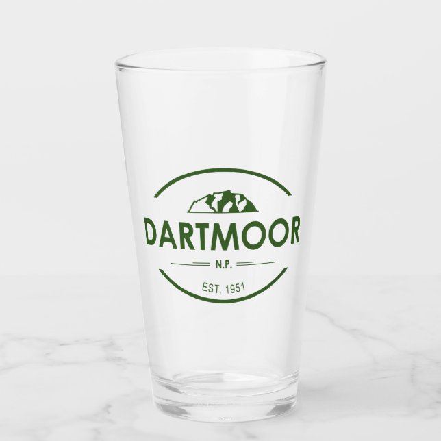 Dartmoor National Park Glass (Front)