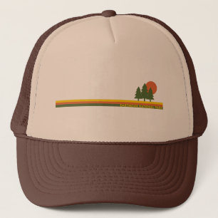 Dartmoor National Park Pine Trees Sun Trucker Hat