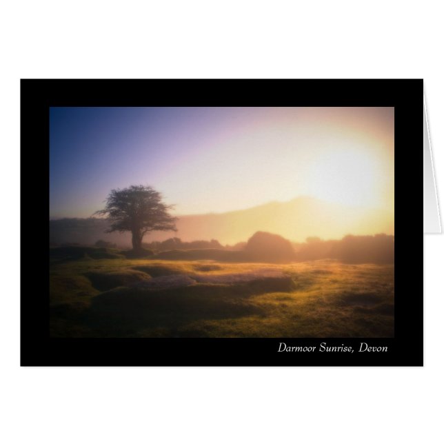 Dartmoor Sunrise, Devon (Front Horizontal)