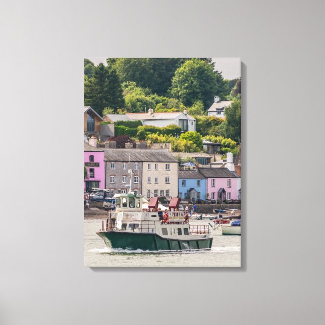 Dartmouth harbor view canvas print (Front)